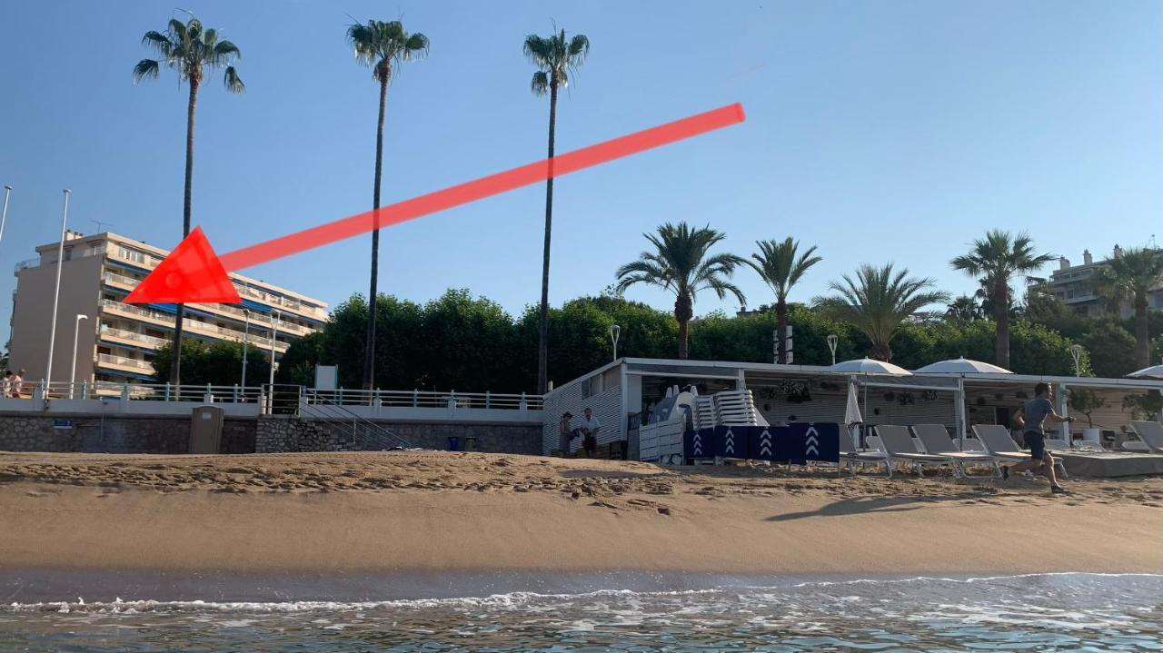 Vue Mer Exceptionnelle Sur Plage Du Midi En 1Re Ligne- 2 Chambres Cannes Esterno foto